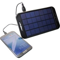 Powerplus CAMEL - Portable Solar Charger 3W, 2 USB Ports (5V, 2W Output) & Stand