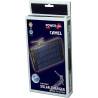 Powerplus CAMEL - Φορητός Ηλιακός Φορτιστής 3W με 2 USB Θύρες (5V, 2W Output) & Ενσωματωμένη Βάση