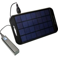 Powerplus CAMEL - Portable Solar Charger 3W, 2 USB Ports (5V, 2W Output) & Stand