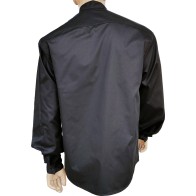 Traditional Black Mao Collar Shirt for Kids – Ideal for Greek Folk Costumes MARK106