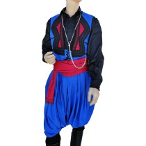 Blue Traditional Cretan Costume for Children | Greek-Made – Vest, Breeches & Waistband MARK115