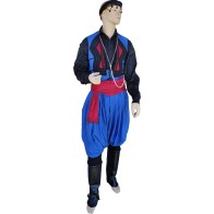 Blue Traditional Cretan Costume for Children | Greek-Made – Vest, Breeches & Waistband MARK115