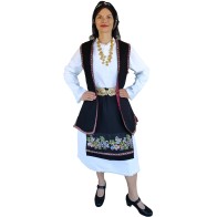 Traditional Epirus Women's Costume with Apron & Jacket – Made in Greece MARK117