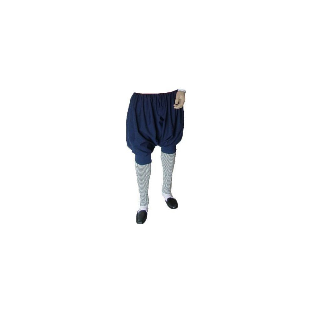 Blue Traditional Greek Island Trousers XL – for Dances & Events