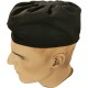 Traditional Black Fez – Lined Cap for Adults in Gabardine Fabric MARK119