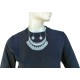 Handmade Short Silver Necklace with Coins & Earrings – Stainless Steel, Traditional Design with Rhinestones