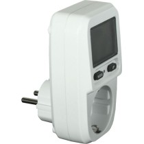 EcoSavers Energy Meter Mini - Compact Plug-in Device Energy Consumption Monitor