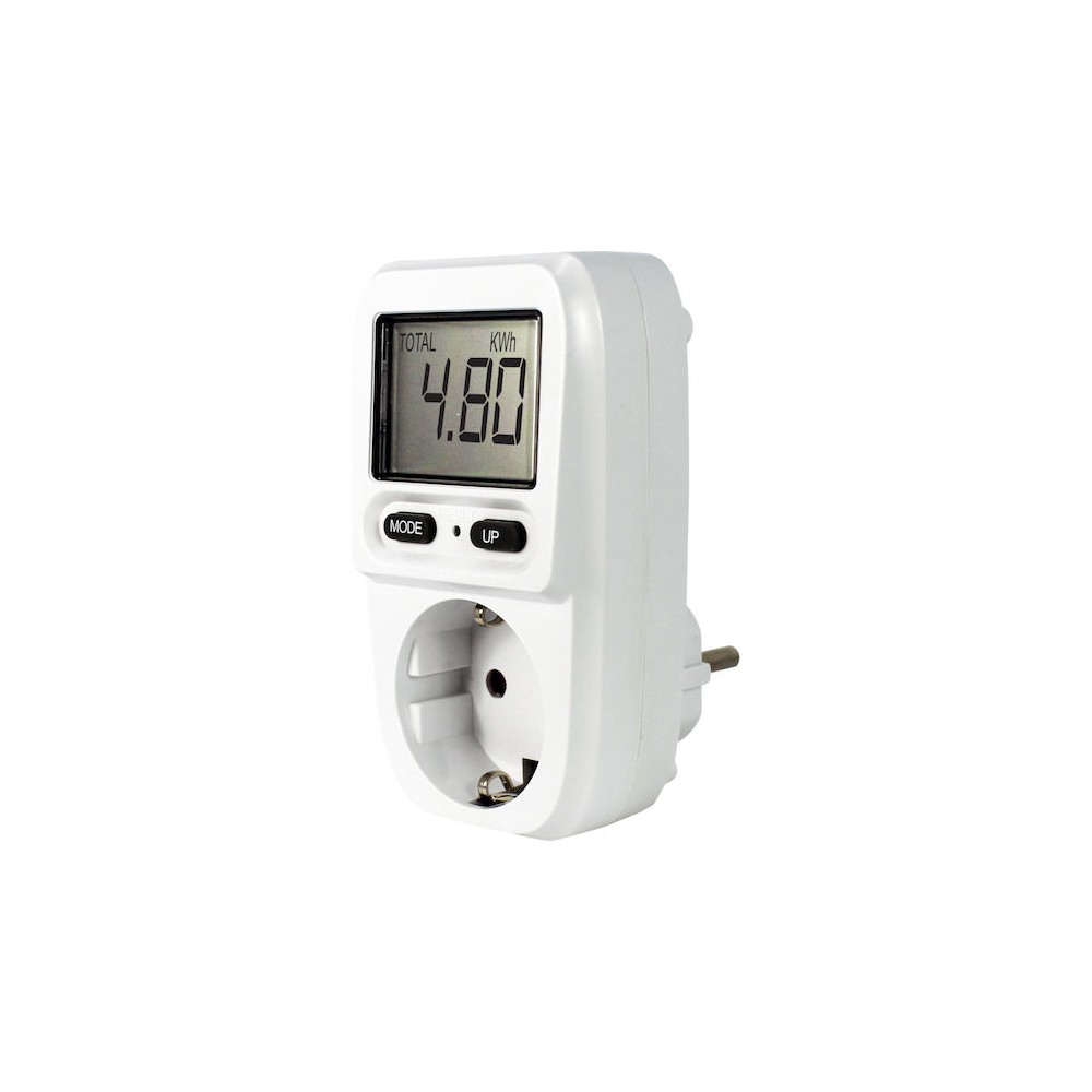 EcoSavers Energy Meter Mini - Compact Plug-in Device Energy Consumption Monitor