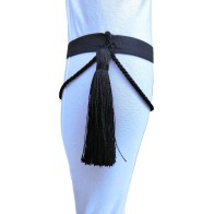 Traditional Adult Calf Tassels with Thick Cord – Greek Costume Gaiters MARK138
