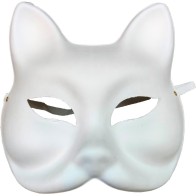 Paper Cat Mask for Crafts & Halloween 19x17cm – DIY Decoration