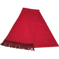 Striped Burgundy Traditional Sash with Fringes for Kids MARK158