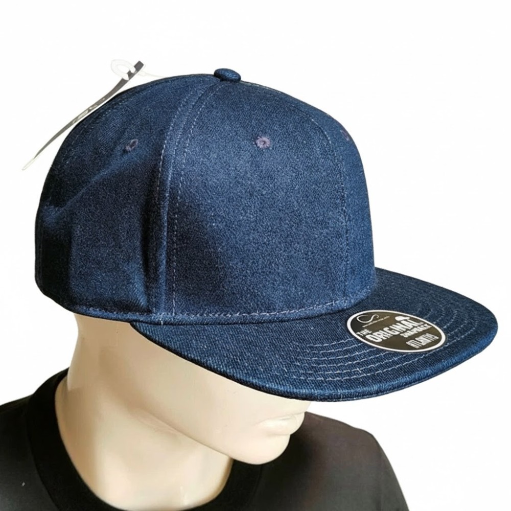 Atlantis 876 Snap Denim Καπέλο Τζόκεϊ Εξάφυλλο - 100% Βαμβάκι, Ρυθμιζόμενο & Μοντέρνο Atlantis 876 Snap Denim Καπέλο Τζόκεϊ Εξάφυλλο - 100% Βαμβάκι, Ρυθμιζόμενο & Μοντέρνο