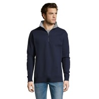 SOL'S SCOTT 47300 MEN TRUCKER NECK SWEATSHIRT 1/4 ZIP mens t nwt