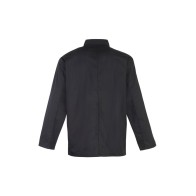 PR665 Long Sleeve Chef's Jacket With Studs 65% Polyester - 35% Cotton Twill, 195gsm