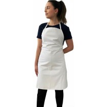 Cake - 00401B Full-Length Lab Apron white 100% Cotton | Durable & Comfortable