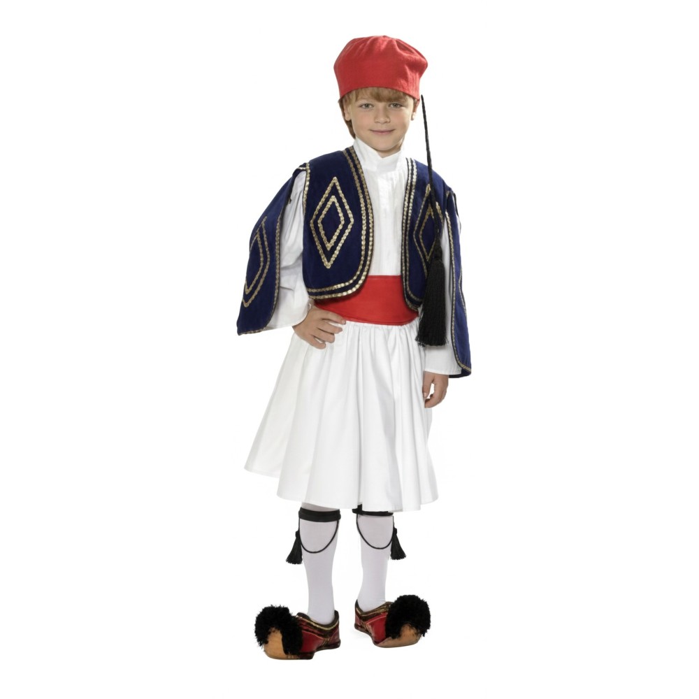 Greek Traditional Costume TSOLIAS 6-12 years old MARK562