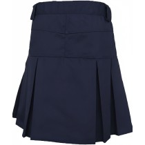 Kids Pleated Gabardine Parade Skirt MARK664 - Navy