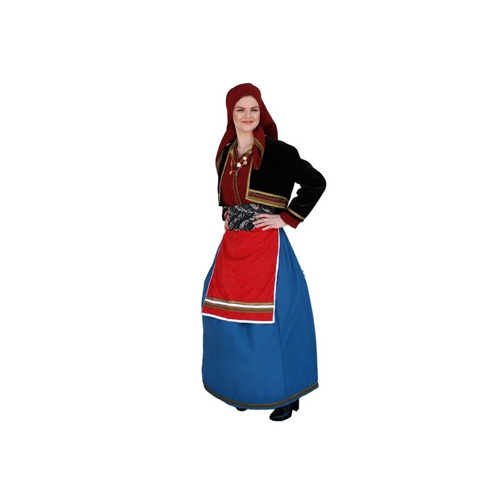 Greek Traditional Costume Makedonitissa Women & Teenage MARK606 Greek Traditional Costume Makedonitissa Women & Teenage MARK606