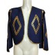 Traditional Greek Tsolias Blue Vest for Adults MARK174
