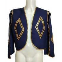 Traditional Greek Tsolias Blue Vest for Adults MARK174
