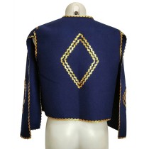 Traditional Greek Tsolias Blue Vest for Adults MARK174