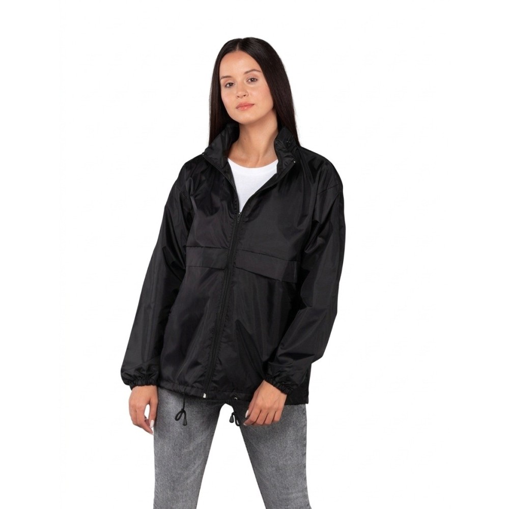 Fall 00216 Unisex Windbreaker Jacket with Jersey Lining Fall 00216 Unisex Windbreaker Jacket with Jersey Lining