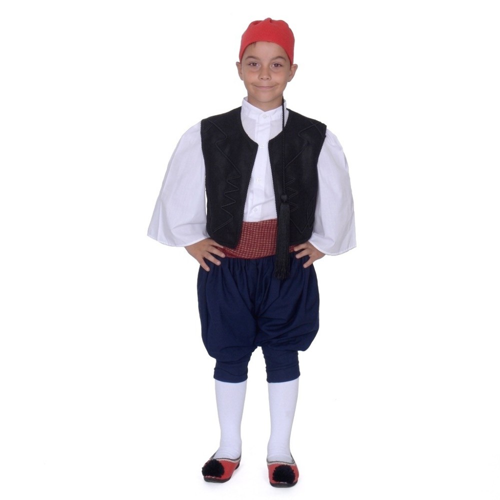 Greek Traditional Costume for Kids – Miaoulis Outfit (Ages 4-12) MARK614