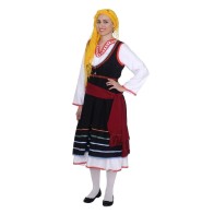 Παραδοσιακή Γυναικεία Φορεσιά Ρόδου Δωδεκανήσων MARK623 με Ζωνάρι – Κατασκευή Ελλάδας