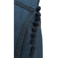 Παραδοσιακό Παιδικό Μαύρο Σταυροκουμπωτό Γιλέκο - Φοδραρισμένο, Άνετο & Στυλάτο