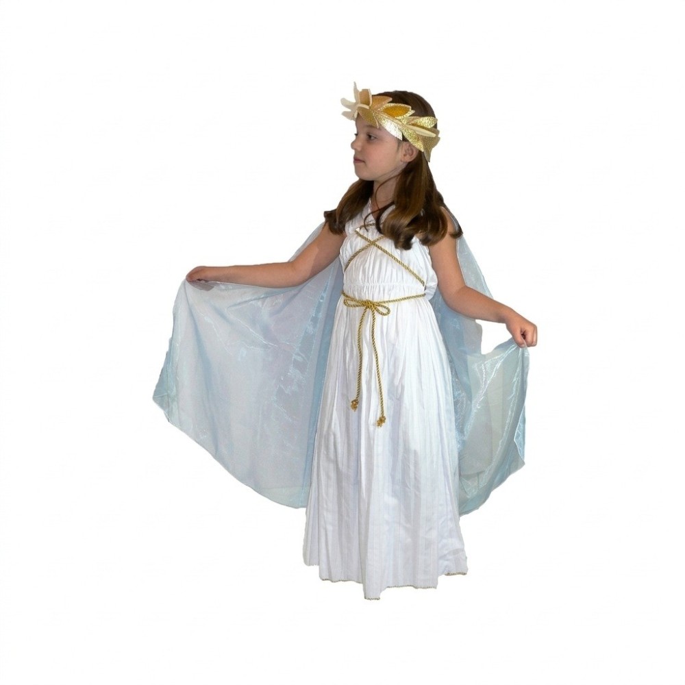 Greek Traditional Costume ANCIENT GREEK GIRL With Cape