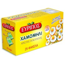Evripos Camomile 25 bags Chamomila Natural Relaxating Tea 25gr. 0.87oz Top Quality