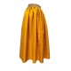 Traditional Brocade Skirt Mustard with Elastic Gold Waistband MARK192