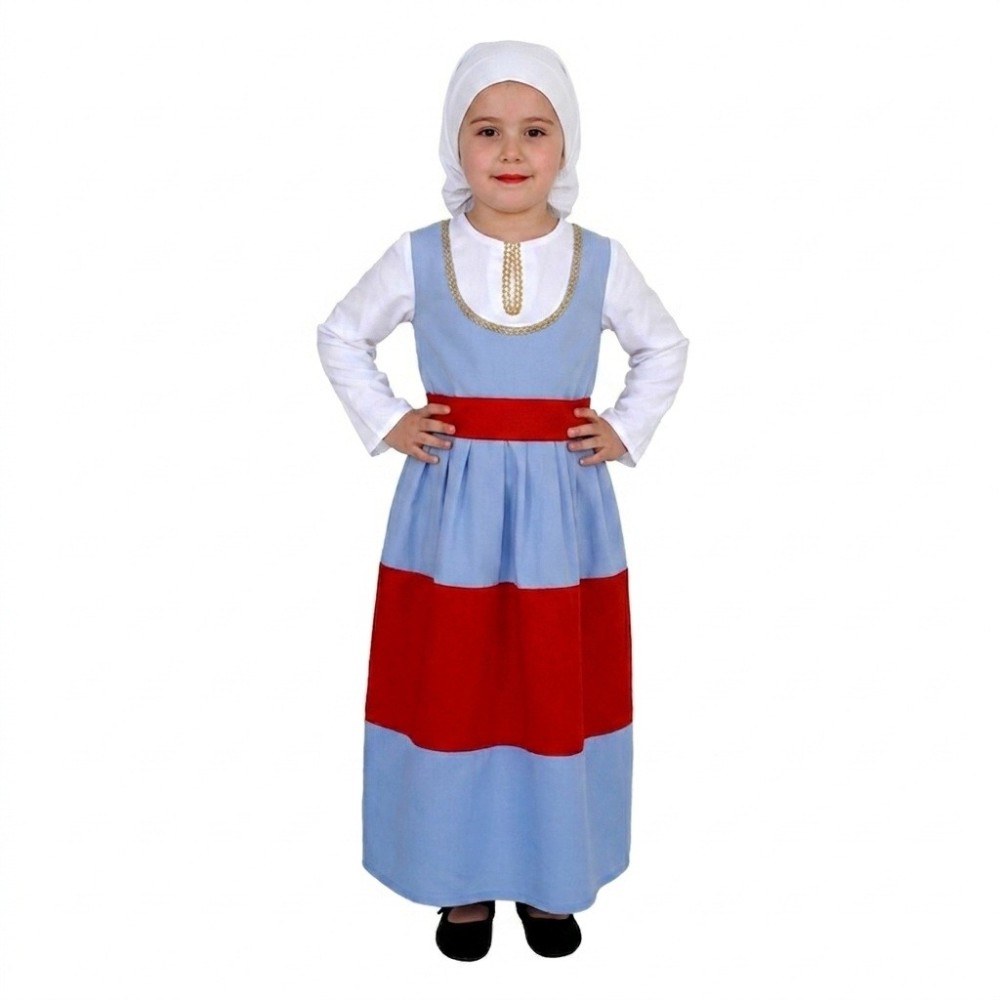 Greek Traditional Costume Maniatissa Siel Mani for Girl MARK570
