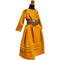 Kids Traditional Kalymnos Costume Mustard Color – Made in Greece MARK199