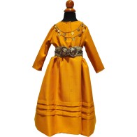 Kids Traditional Kalymnos Costume Mustard Color – Made in Greece MARK199