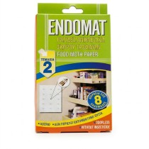 2 pcs ENDOMAT FOOD MOTH PAPER ODORLESS FOR 8 WEEKS WITHOUT INSECTICIDE