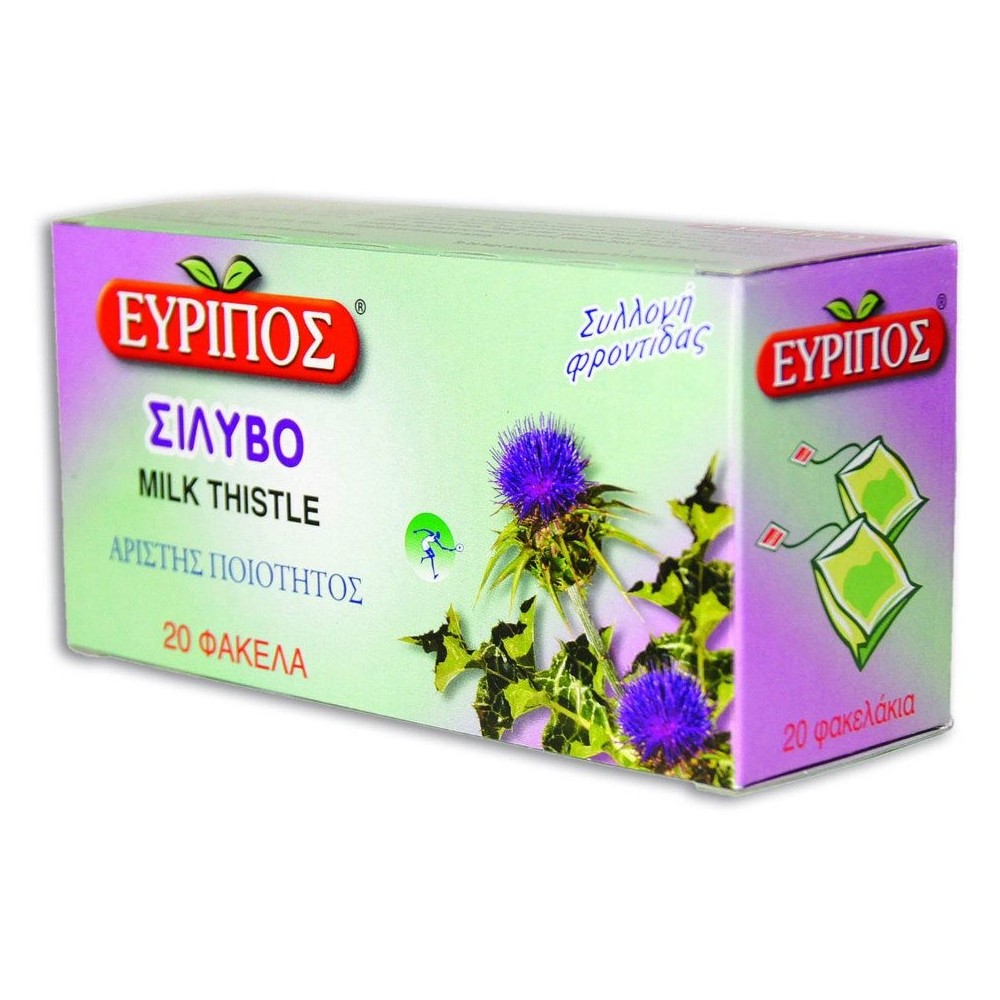 Evripos Milk Thistle Silibum marianum 20 bags Greek Natural Tea