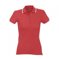SOL'S PRACTICE WOMEN 11366 Women's polo shirt Pique 270gsm 100% combed Ringspun cotton, Rib collar and cuffs