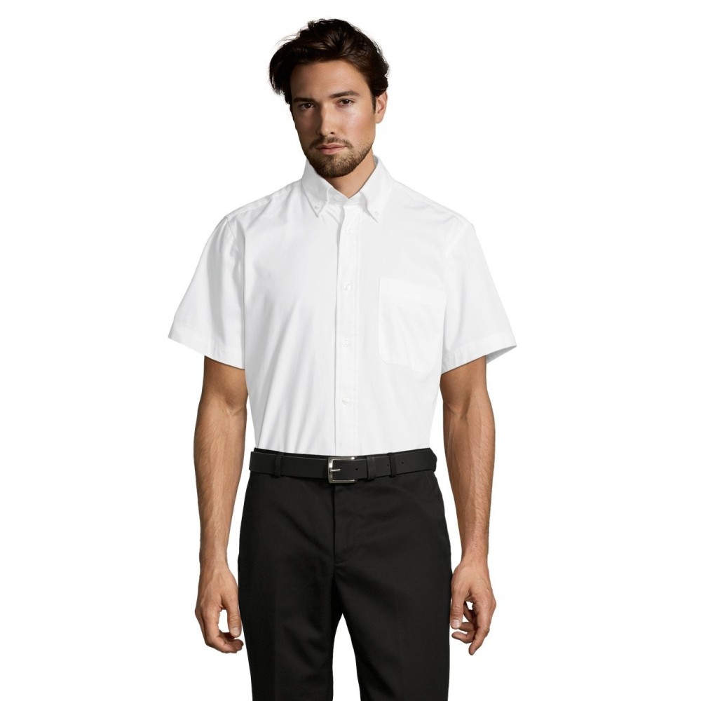 Sol's Brooklyn 16080 Men's Short Sleeve Shirt 100% Cotton