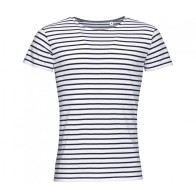 Sol's Miles Men 01398 Men's round neck striped t-shirt 100% combed Ringspun cotton