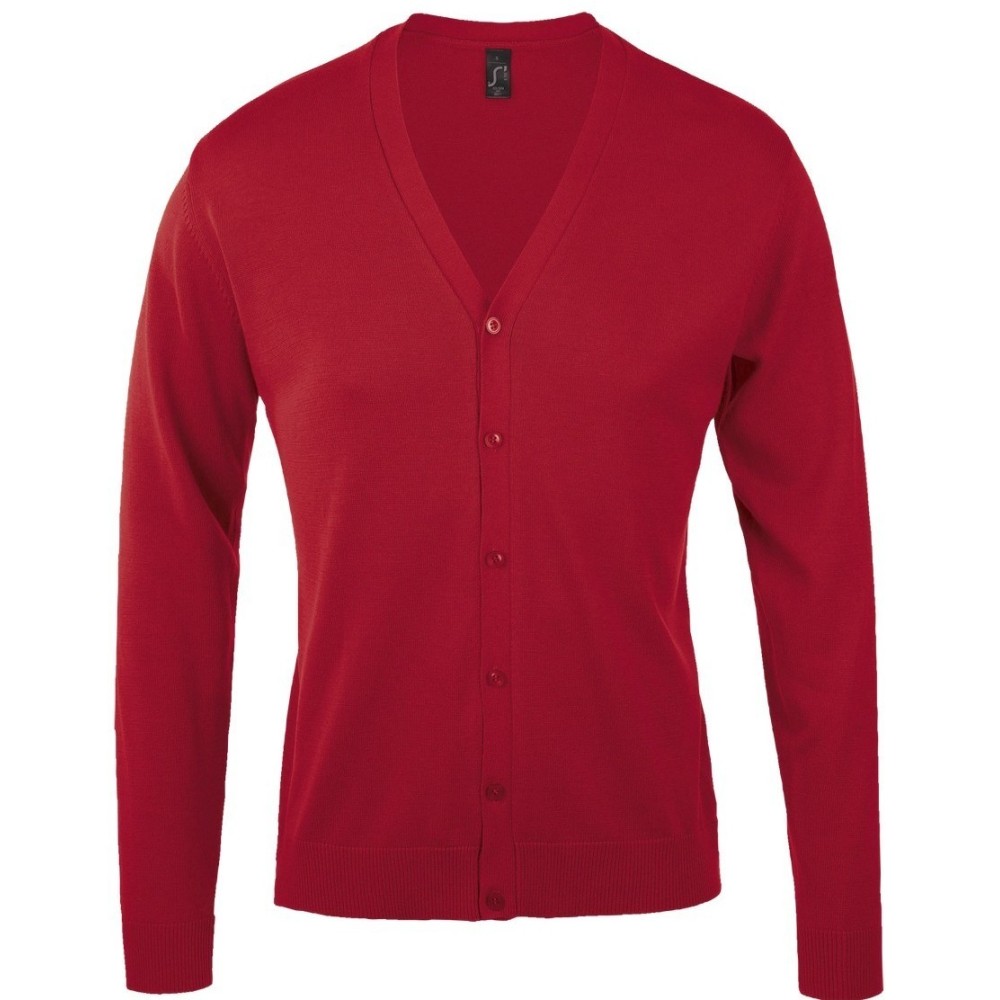 Sol's Golden Men 90011 Men's V-Neck Knitted Cardigan Slim Fit