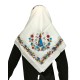 Traditional Vlach Cotton Scarf Roumeli 100x100cm Multicolor MARK202