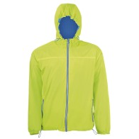 SKATE 01171, UNISEX LINED WINDBREAKER 100% waterproof nylon 100% polyester mesh