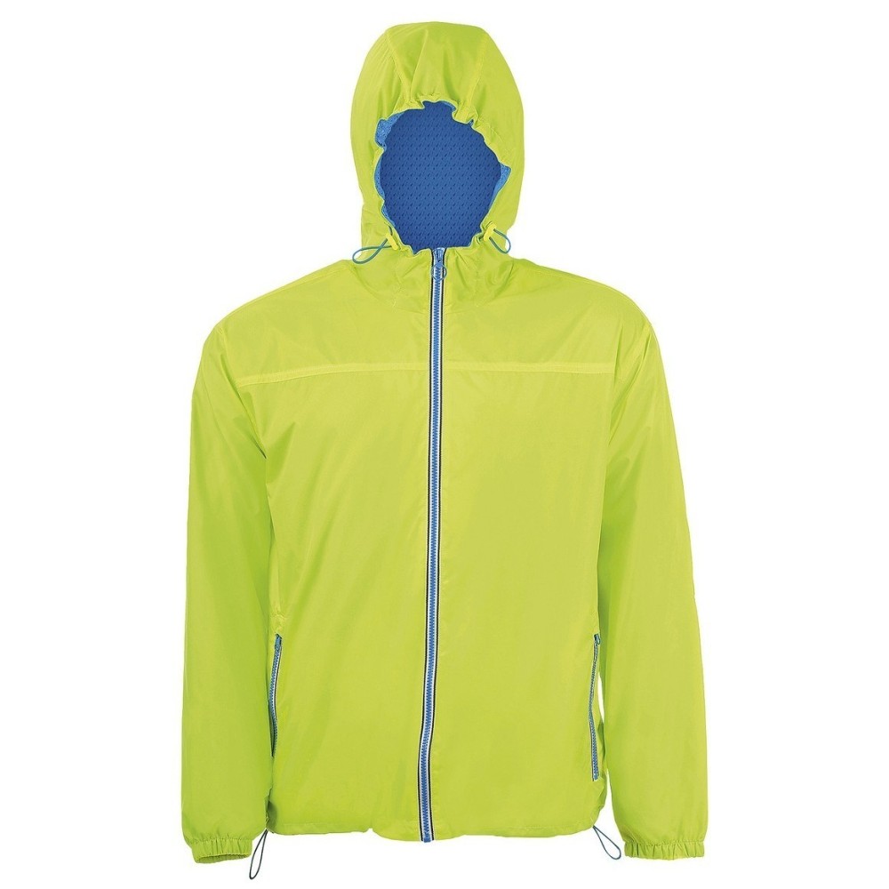 SKATE 01171, UNISEX LINED WINDBREAKER 100% waterproof nylon 100% polyester mesh