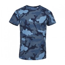 Sol's Camo Men 01188 MEN'S ROUND COLLAR T-SHIRT 100% cotton Ringspun semi-combed