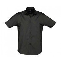SOL'S BROADWAY 17030 MEN'S SHORT SLEEVED STRETCH SHIRT mens size