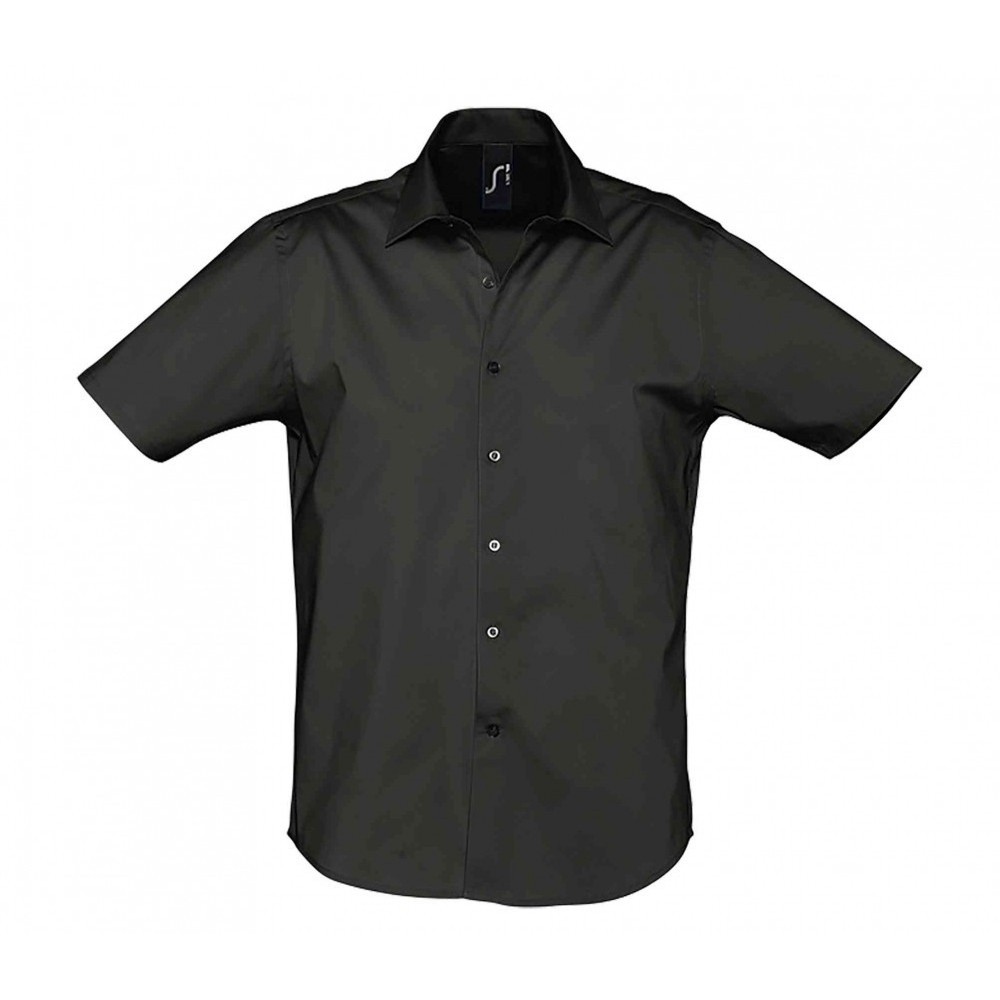SOL'S BROADWAY 17030 MEN'S SHORT SLEEVED STRETCH SHIRT mens size