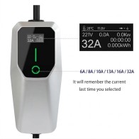Portable EV Charger 22kW 32A 3-Phase Type 2 5 Meters