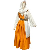 Traditional Samos Children's Costume Mustard MARK209