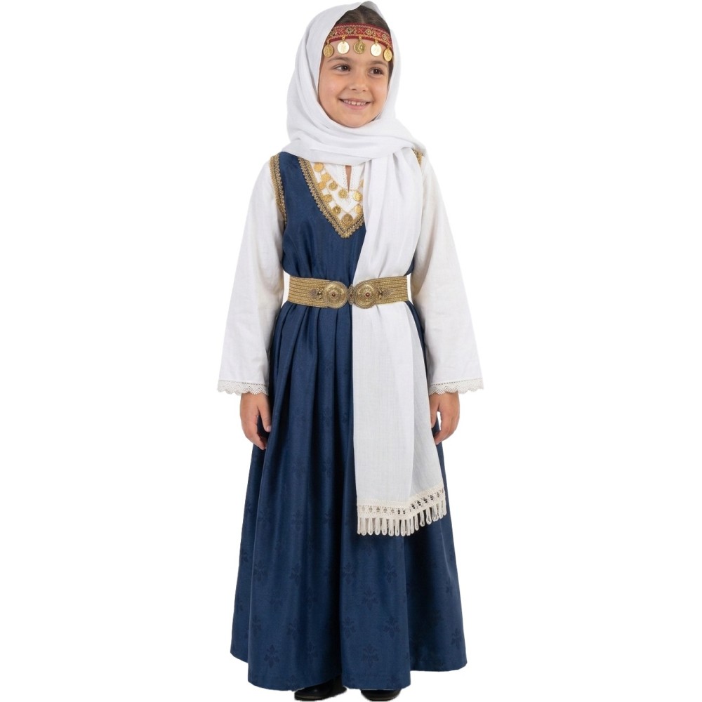 Traditional Samos Children's Costume Blue MARK211